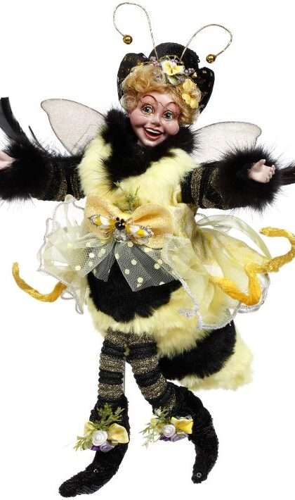 Queen Bee Fairy Small 8.5" - FREE SHIPPING