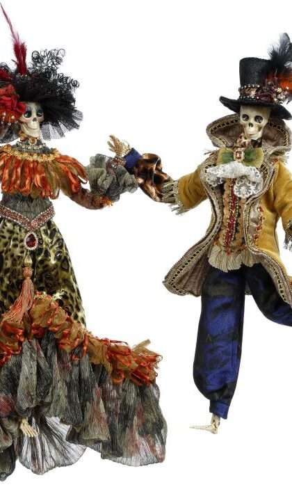 Mr and Mrs Bohemian Skeleton, Small, Set of 2- 19-21 Inches *Free Shipping