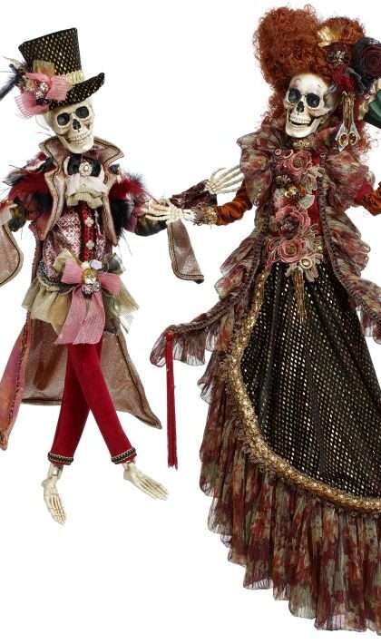 Mr and Mrs Red Carpet Skeleton, Large, Set of 2 - 32 Inches (*Free Shipping)