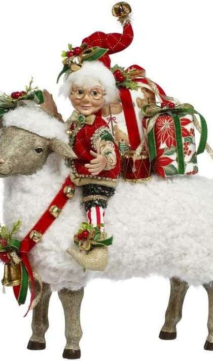LITTLE LAMB & ELF 14'' 🎀(Free Shipping)🎀