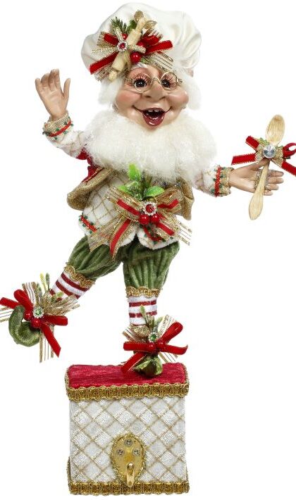 Kitchen Helper Elf Stocking Holder 14.5 Inches Free Shipping