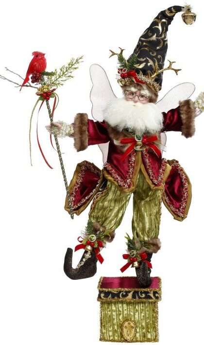 Enchanted Forest Fairy Stocking Holder Figurine 23.5 Inches Free Shipping