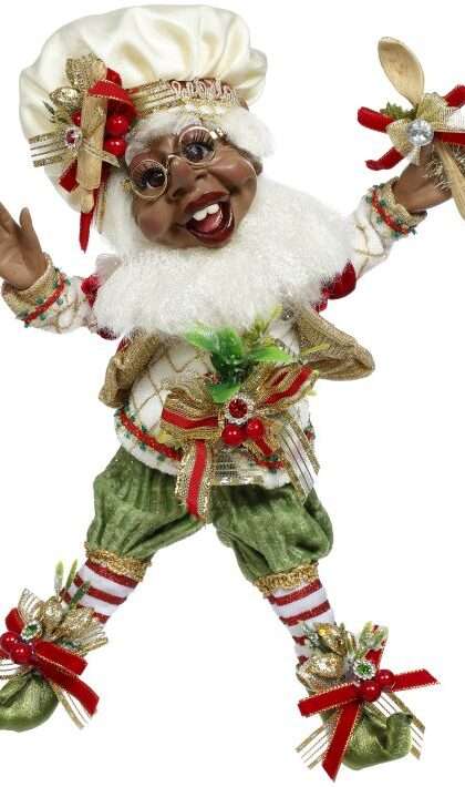 African American Kitchen Helper Elf Small 11 Inches Free Shipping