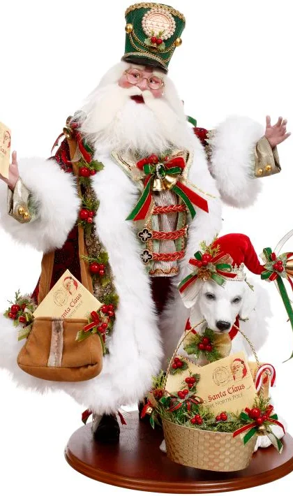 Santa's Mail Call with Dog - 26 Inches (*Free Shipping)