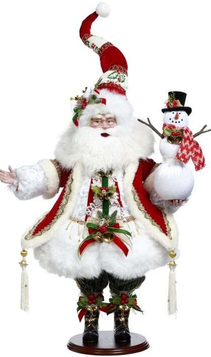 Santa Building Snowman - 25.5 Inches (*Free Shipping)
