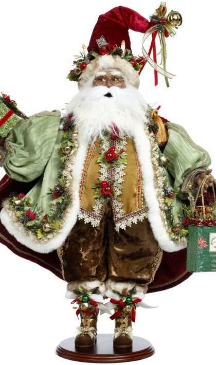 African American Kris Kringle Santa - 24 Inches