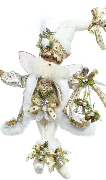 African American Winter White Fairy Small 11 Inches Free Shipping