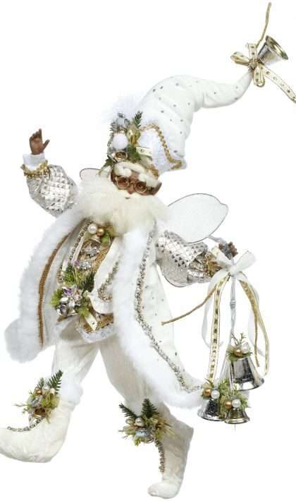 African American Winter White Fairy, Medium - 17 Inches (*Free Shipping)