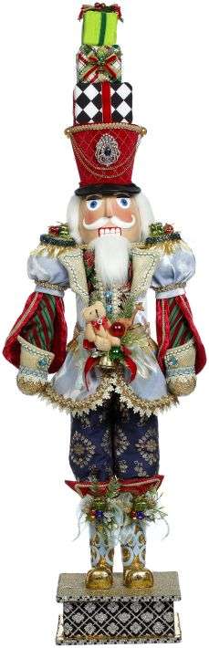 Nutcracker with Present, Medium - 42 Inches (*Free Shipping)
