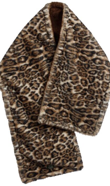 Scarf, Leopard -17 x 66 Inches