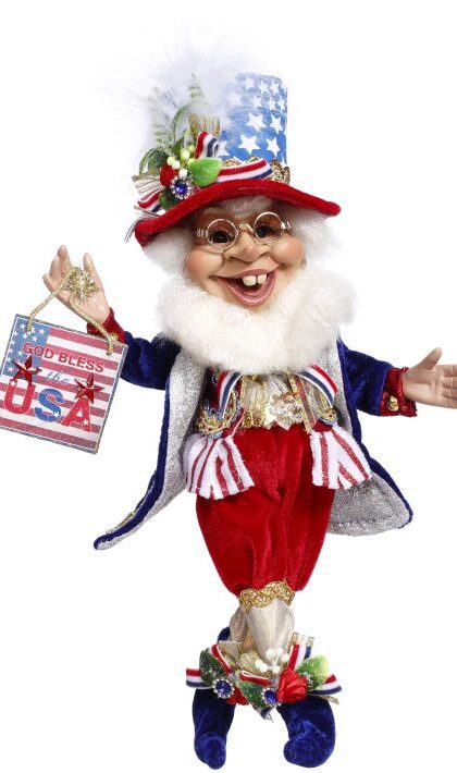 GOD BLESS THE USA ELF, SMALL