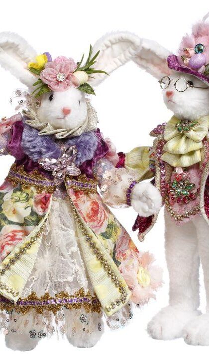 Mr & Mrs Peter Rabbit, Small, Assortment of 2 - 12-13 Inches