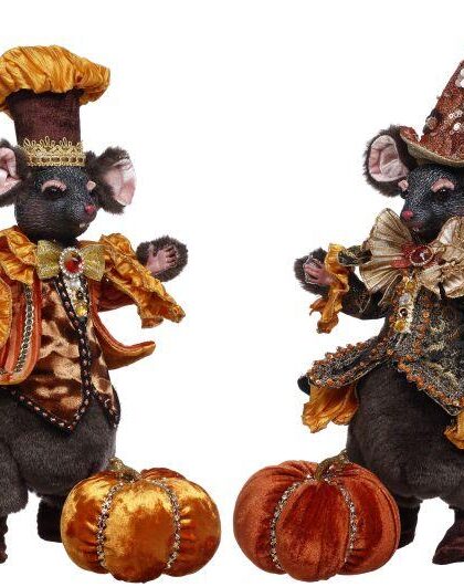 Halloween Mice, Assortment of 2 - 12.5 Inches,  51-64024, Free Shipping