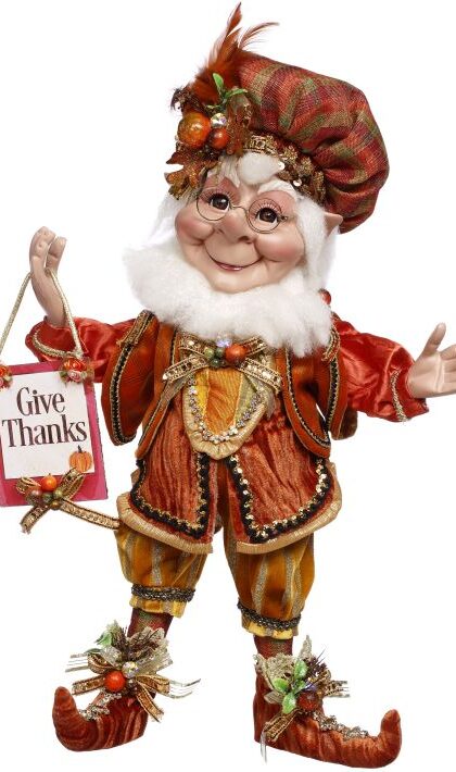 Giving Thanks Elf, Medium - 17 Inches, 51-64050, Free Shipping