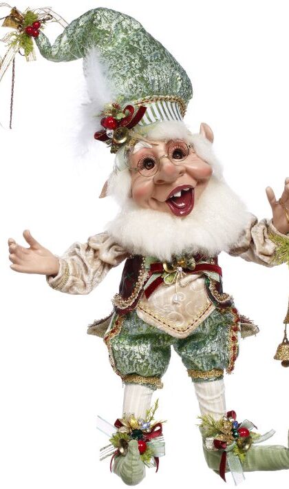 Mark Roberts 51-64054 Collectible Figurine, Bell Ringer Elf Medium 19 Inches Free Shipping