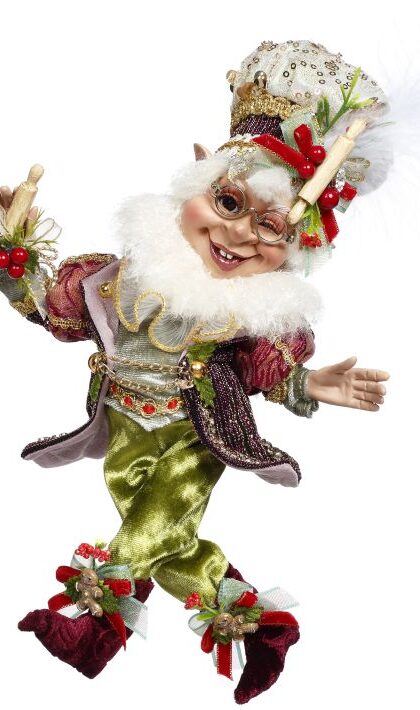 Mark Roberts 51-64064 Collectible Figurine, Confectioner Elf Small 12 Inches Free Shipping
