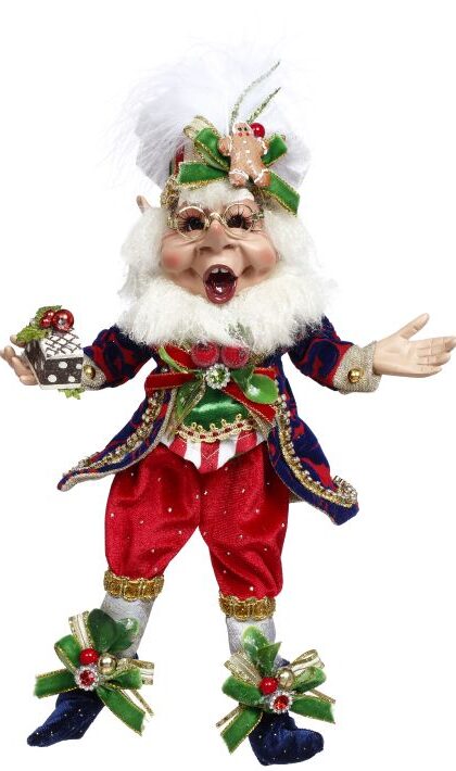 Mark Roberts 51-64068 Collectible Figurine, Cookies and Milk Elf Small 11.5 Inches Free  Shipping