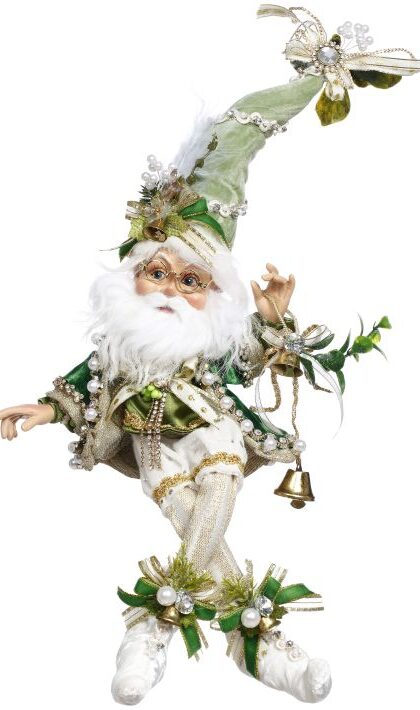 Mark Roberts 51-64144 North Pole Holly and Ivy Elf Small 13.5 Inches Free Shipping