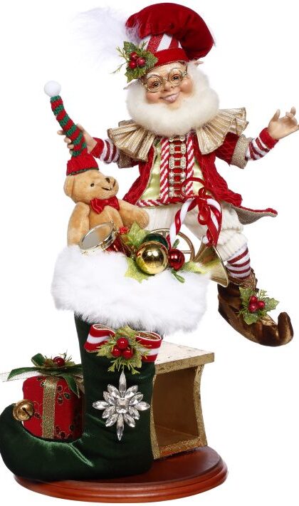 Stocking Stuffing Elf 8 x 17 Inches - FREE SHIPPING