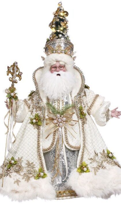 White Christmas Santa - 30 Inches, 51-64184 Free Shipping