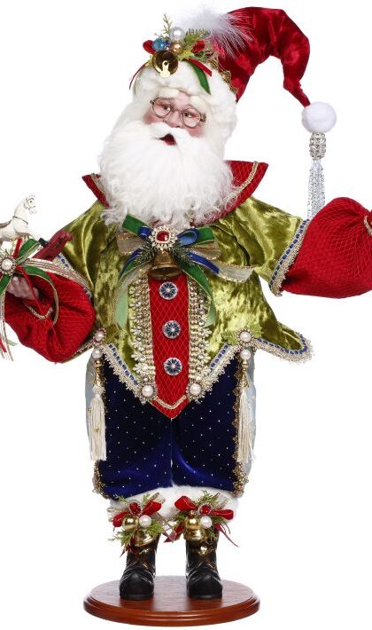 Rocking Horse Santa 24.5" 2026