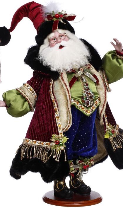 Jewels and Gems Santa - 25 Inches, 51-64196 Free Shipping
