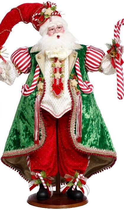Candy Cane and Cookie Santa - 38.5 Inches 51-64242