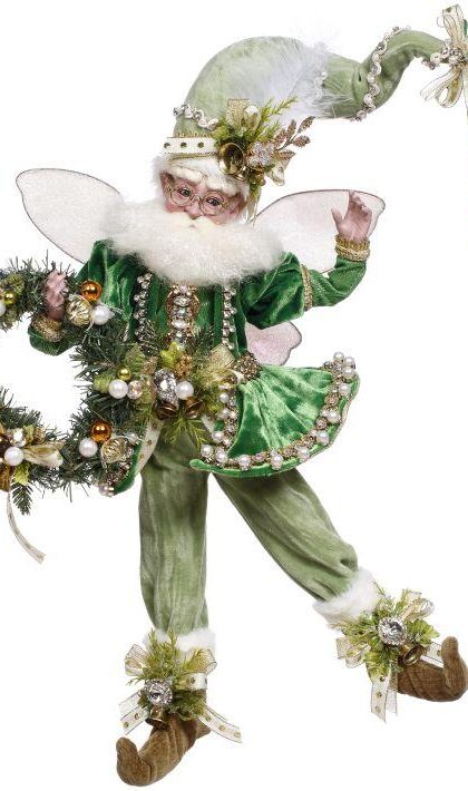Christmas Wreath Fairy, Medium - 16 Inches 51-64296 Free Shipping