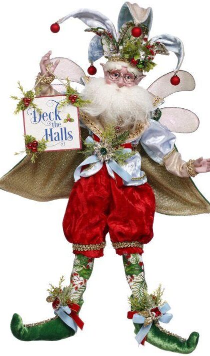 Deck The Halls Fairy, Medium - 16.5 Inches 51-64308 Free Shipping