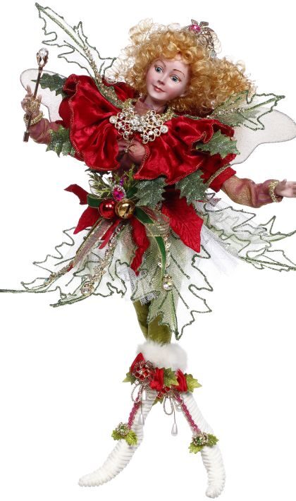 Holly Bells Fairy Medium 19.5" 2026