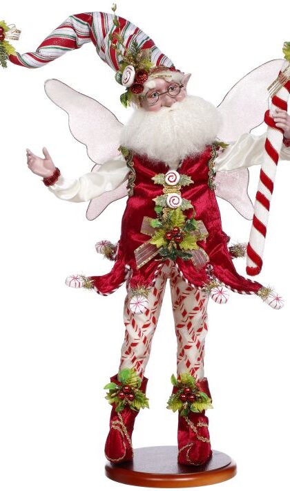 Mark Roberts 51-64450-CE Candy Cane Fairy on Base 20 Inches Free Shipping