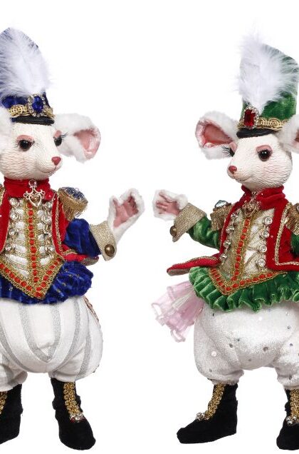 Nutcracker Mouse, Assortment of 2 - 13" 51-64464 Free Shipping