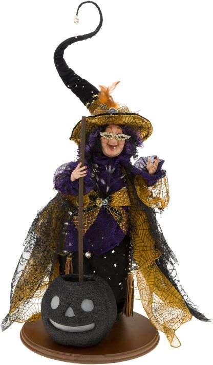 Wacky Witch Cauldron - 18 Inches