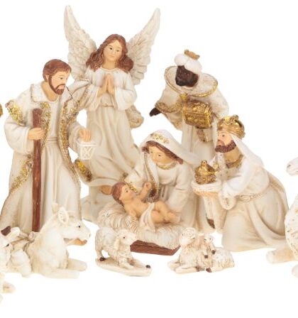 Nativity scene,  Set of  13 - 1-3.5 Inches