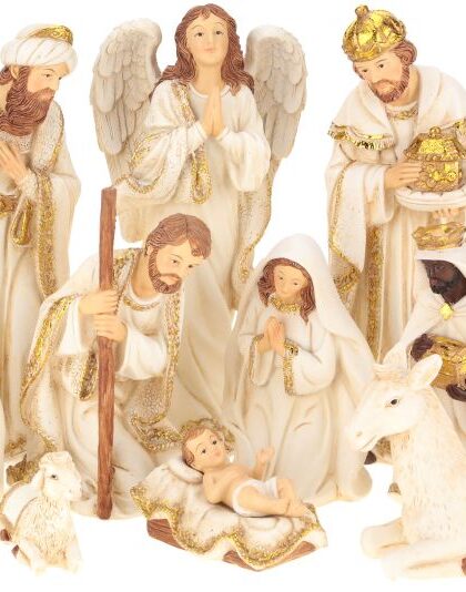 Christmas Nativity, Set of 12 - 2-8 Inches