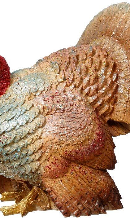 Harvest Turkey Decor - 18.5 Inches