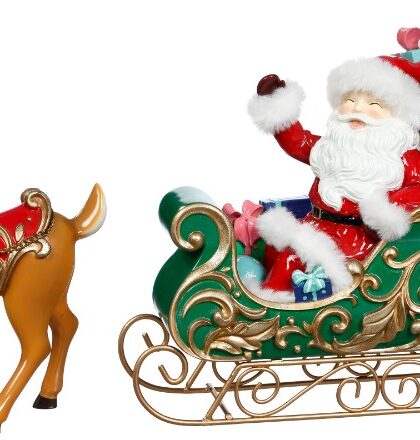 Santa Sleigh Ride - 11.5 x 10 Inches