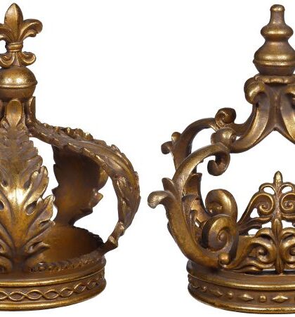 King and Queen Crown,  Assortment of 2 - 9 Inches