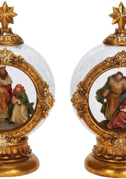 Nativity Finials - 10 Inches, , Set of 2