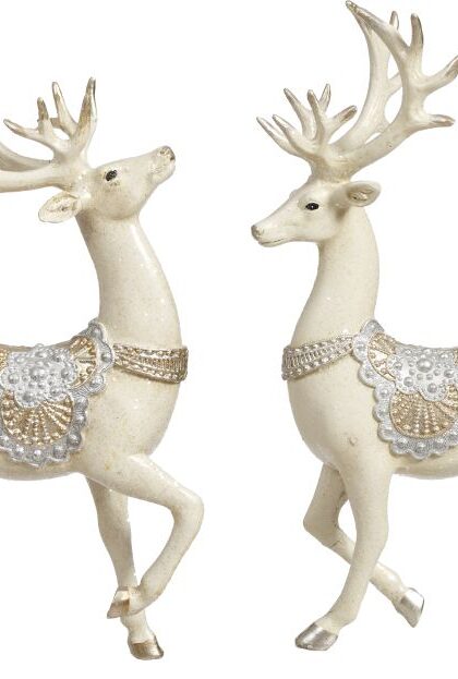 Elegant Deer,  - 12 Inches, Set of 2