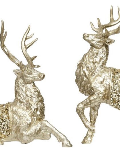 Elegant Deer,  - 11.5 Inches, Set of 2