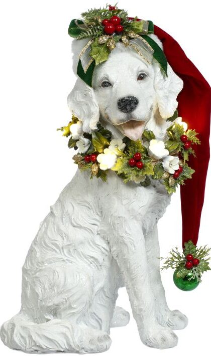 18.5" LED CHRISTMAS DOG