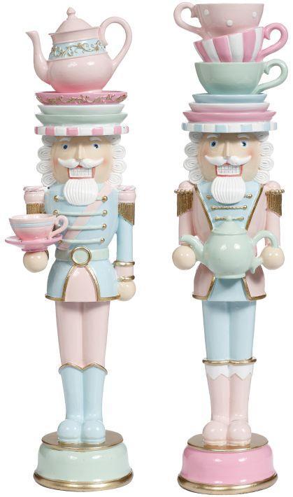 Pots and Cups Hat Nutcracker, Assortment of 2 - 15.5 Inches, 64-55966