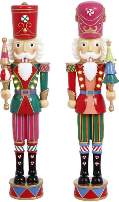 Color Dreams Christmas Nutcracker 18 Inches Set of 2