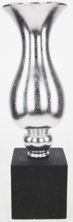 Pedestal Urn on Square Base - 31.5 Inches