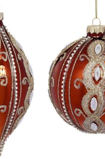 Knott Ornament, Assortment of 2 - 4-6 Inches, Set of 6