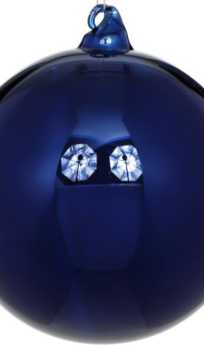 Shiny Ball Ornament - 6 Inches, Set of 4