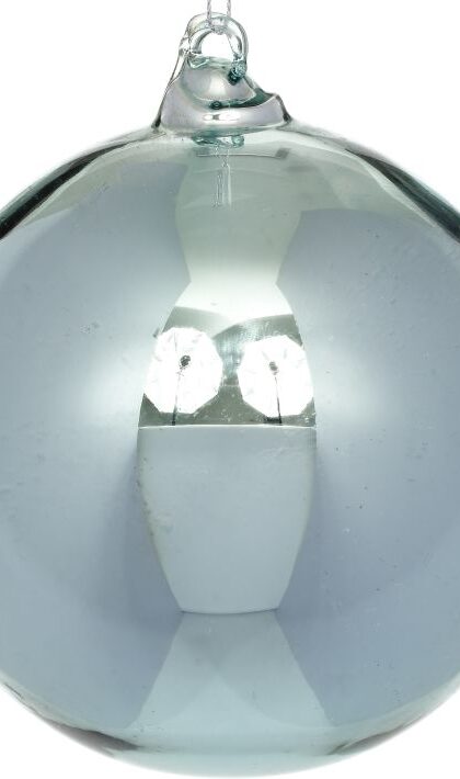 Shiny Ball Ornament  - 5 Inches, Set of 4