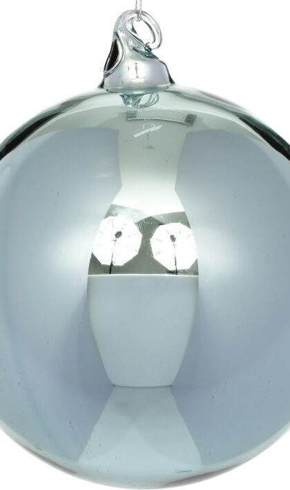 Shiny Ball Ornament - 6 Inches, Set of 4