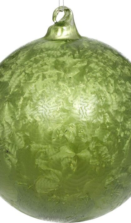 Frosted Ball Ornament - 6 Inches, Set of 4